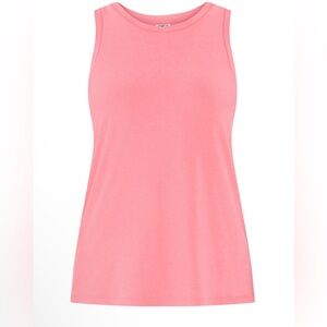 ATHLETIC WORKS Womens Tank Top Size Small 4-6 Coral Butter Core Performance New